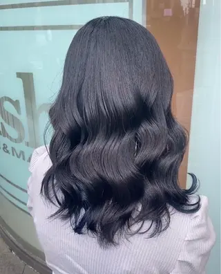 セミロング カラー ヘアアレンジ 華澄🌸カラーモデル 縮毛モデル募集中🌸のヘアスタイル