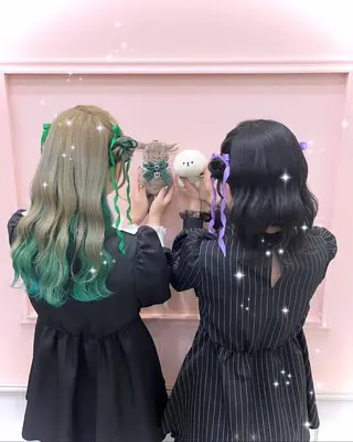 セミロング ヘアアレンジ lien ヒジリのヘアスタイル