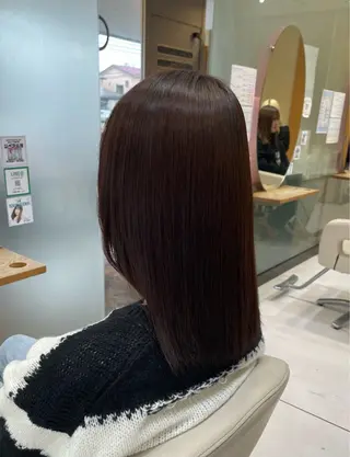 セミロング カラー ４ｃｍ諸江店所属・澤野 祐羽のヘアスタイル
