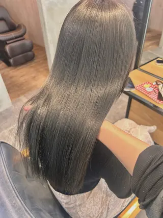 ロング カラー 韓国×髪質改善カラー 💎hinaのヘアスタイル