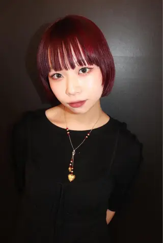 ミディアム カラー ヘアアレンジ @kyoniyy KYONIのヘアスタイル