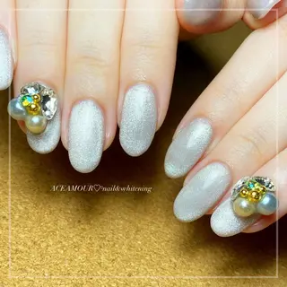 ネイル ネイル/耳つぼ /新ホワイトニングのネイルデザイン