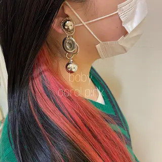 ロング カラー sea's所属・ヒラカホ/矢場町/ ブリーチ/似合わせのヘアスタイル