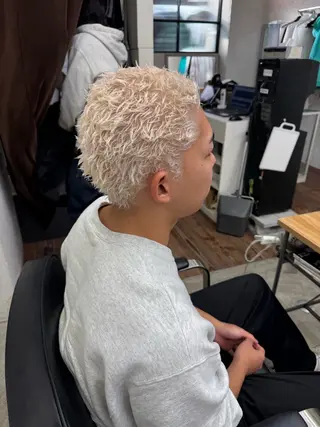 ショート カラー パーマ メンズ 💈メンズ特化💈 TASUKUのヘアスタイル