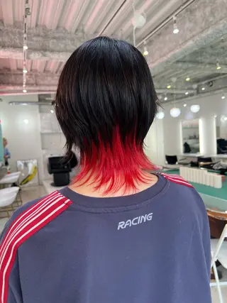 ミディアム 💥ウルフカット デザインあんな💥のヘアスタイル