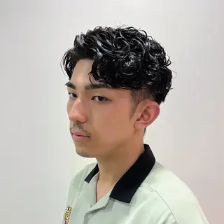 パーマ メンズ 押上/ショート・ボブ /パーマ/山口卓朗のヘアスタイル