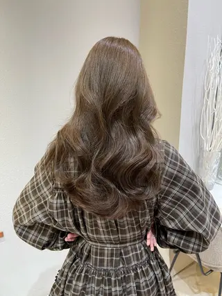 ロング カラー 竹田 真梨子のヘアスタイル