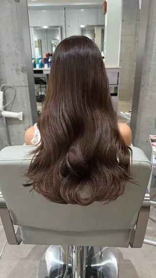 ロング RUKA🩰透明感 寒色カラー/レイヤーのヘアスタイル