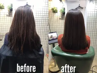 ミディアム 縮毛矯正＆髪質改善特化型サロン所属・髪質改善＆縮毛矯正 三上大地のヘアスタイル