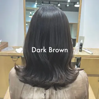ミディアム カラー Eri 🌿透明感・艶カラーのヘアスタイル