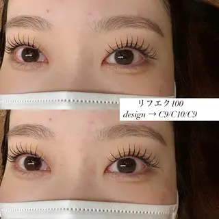 マツエク・マツパ EYELA甲府昭和 hiraiのマツエク・マツパデザイン