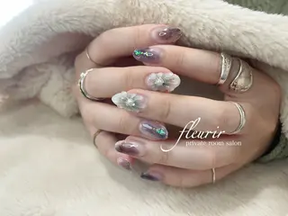ネイル フルリール 【プライベートサロンのネイルデザイン