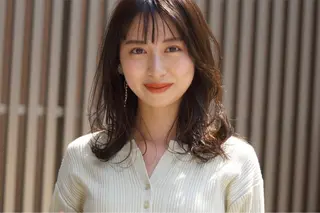 パーマ hoNua. 栄/透明感カラーのヘアスタイル