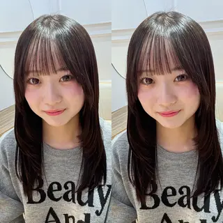 セミロング 🍒しの🍒 ハイトーン/カットのヘアスタイル