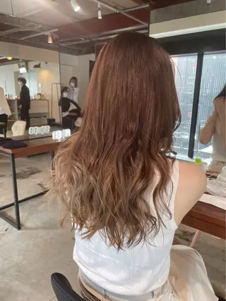 ロング 最新ケアカラー 髪質改善YUTOのヘアスタイル