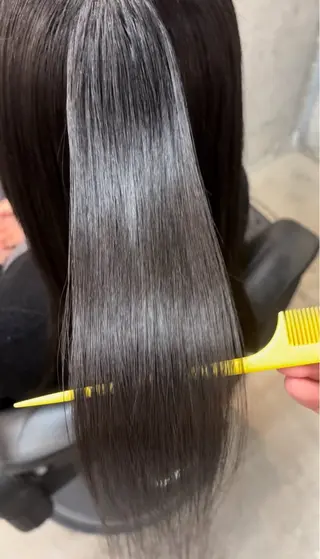 セミロング Nozomu/地毛風 ストレート/パーマのヘアスタイル