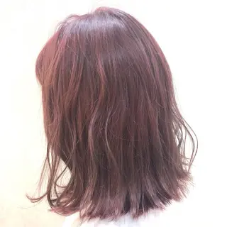 ミディアム ミツイシ ユウワのヘアスタイル
