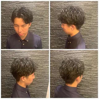 ミディアム メンズ 高橋 大輔のヘアスタイル