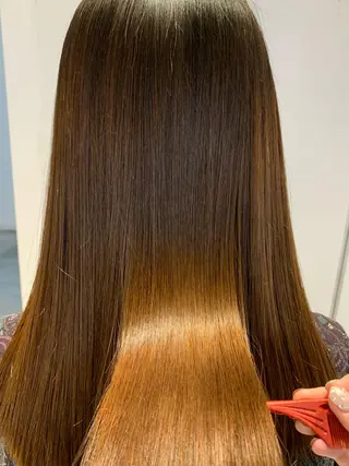 セミロング カラー Kureha/ネイル トレンドヘアのヘアスタイル