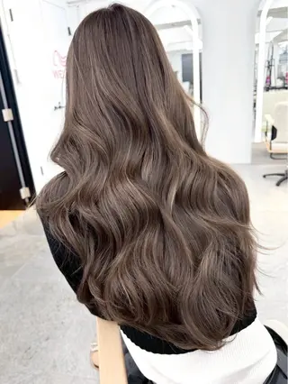 ロング カラー ヘアアレンジ TOA/福岡 JIL BLANのヘアスタイル