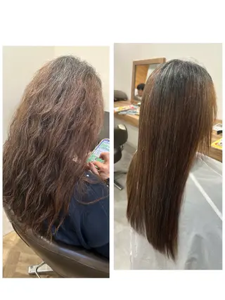 ロング パーマ riddle hair(駒生)所属・山越 美裕樹のヘアスタイル