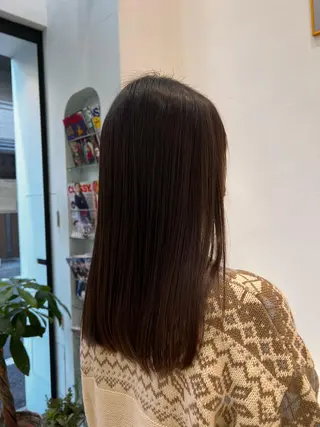 ミディアム カラー パーマ ヘアアレンジ メンズ キッズ ネイル マツエク・マツパ アイブロウ 堀井 凌平のヘアスタイル