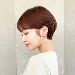ショート カラー 似合わせ/小顔カット 🔷山方直也のヘアスタイル