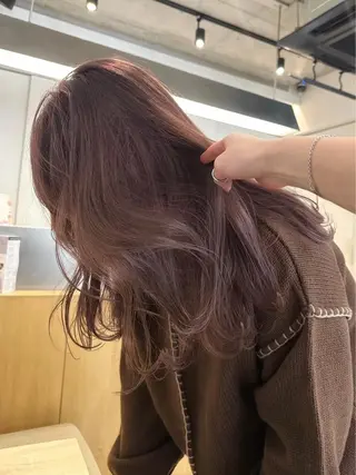 ロング カラー ヘアアレンジ 🎀暖色カラー🎀 ♡yurika♡のヘアスタイル