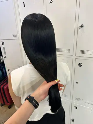 ロング カラー 🌷ラベンダーピンク 顔まわり🌷ねいろのヘアスタイル