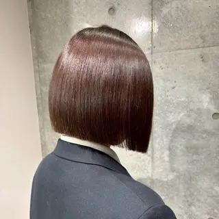ミディアム カラー ボブ/髪質改善 jionのヘアスタイル