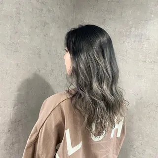 ミディアム カラー 矢島颯哉/ハイトーン ブリーチカラー💎のヘアスタイル