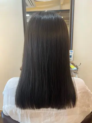 ロング カラー 大西 碧海のヘアスタイル
