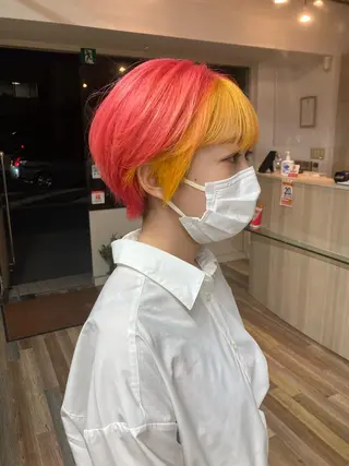 ショート カラー ✂️似合わせの魔術師 石田一樹✂️のヘアスタイル