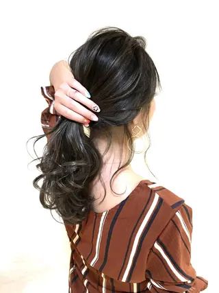 ロング カラー 🐝肥田 しょーと🐝のヘアスタイル