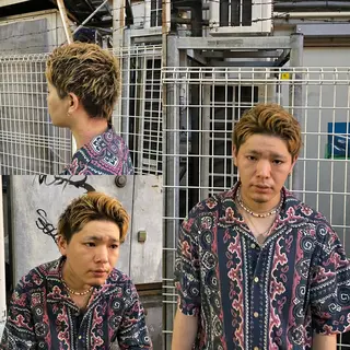 ショート メンズ 栗原 周太郎のヘアスタイル