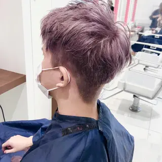 メンズ HOLON池袋所属・ウルフカット ハッシュカット/七海のヘアスタイル