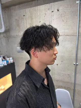 パーマ メンズ Men's hair salon First 明大前店【メンズ ヘアサロン ファースト】所属・ヨコサカ リュウキのヘアスタイル