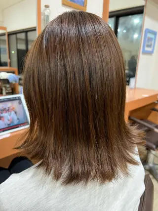 ミディアム カラー 仕上がり満足度 No.1池田篤史のヘアスタイル