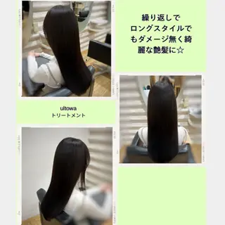 ロング カラー 『艶髪』で印象が激変 ！髪質改善専門KONのヘアスタイル