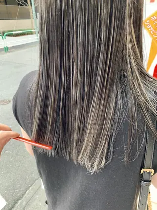 セミロング カラー 🌿nudeカラー/ レイヤー/藤原🌿のヘアスタイル