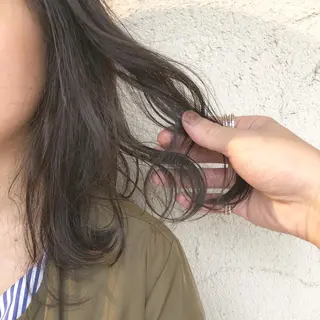 ミディアム カラー 艶髪育成サロン 京橋　shinのヘアスタイル