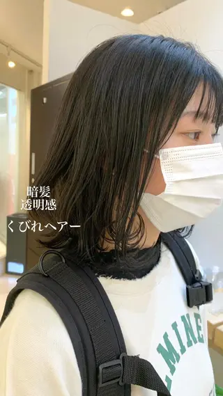 ミディアム カラー 似合わせカラー/艶 髪質改善/ヨシザキのヘアスタイル