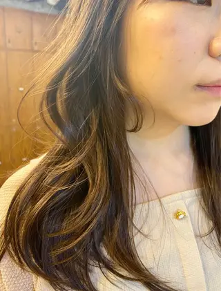 ロング カラー 🥣 hashi 🛋️のヘアスタイル