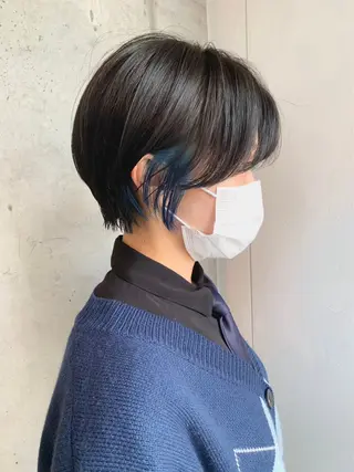 ショート シャドウパーマ/ツイ スト/近藤百華🎀のヘアスタイル