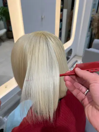 ミディアム カラー パーマ ヘアアレンジ メンズ 堀井 凌平のヘアスタイル