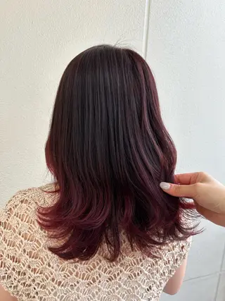 ミディアム カラー 《暖色/韓国hair 》🇰🇷桑原ユキネのヘアスタイル