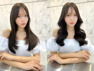 ロング カラー 髪質改善/韓国ヘア レイヤー/新宿/ロミのヘアスタイル