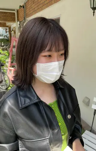 ミディアム カラー newi梅田🫧韓国 ヘア🫧sakiのヘアスタイル