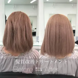 ショート カラー 🩵ハイトーン 美咲🩵のヘアスタイル