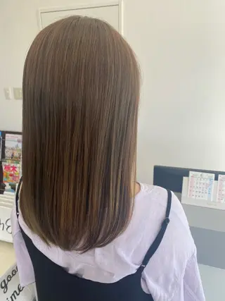 カラー 足利/透明感カラー/ GRACE/りおのヘアスタイル